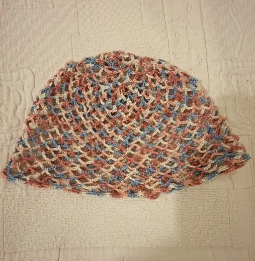Gorro de verano de punto de ganchillo para mujer (talla 57-58)