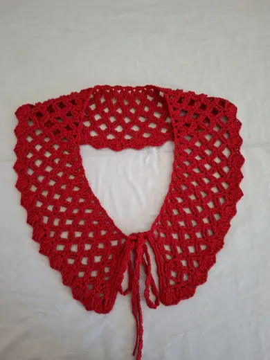 Manguito de algodón rojo
